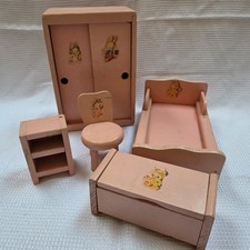 Vintage 1950s Pink Wood