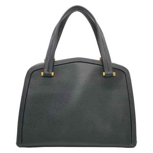 Valextra black leather - black,