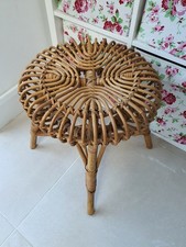 Vintage Bamboo Wicker Cane