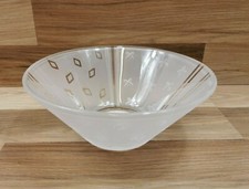 Large 9.75" Fluted Frosted