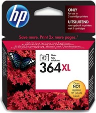 Genuine HP 364XL Photo Ink Cartridge CB322EE (VAT Inc) - Free P+P/SEALED