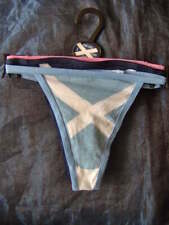 SCOTLAND SPECIAL!!  3 COTTON THONGS LADIES/TEENS  - BLUE - NAVY - PINK - SCOTLAN