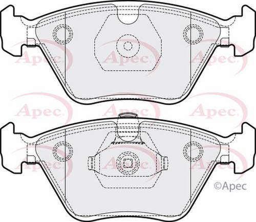 Apec brake pads front r90 - apec,