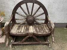 Unique Cartwheel Garden Seat
