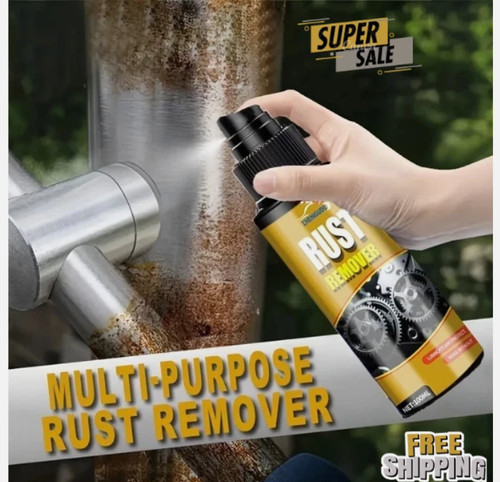 Metal rust remover spray - rust,