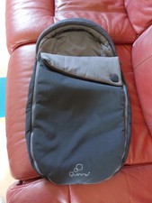 Quinny Cocoon Baby Nest Footmuff Cosy Toes,  Black & Grey
