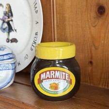 Marmite Jar Egg Cup Yellow