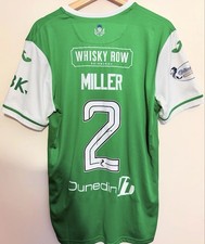 Lewis Miller match worn and signed Hibernian Jersey