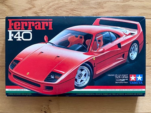 Tamiya ferrari f40 unassembled - ferrari,
