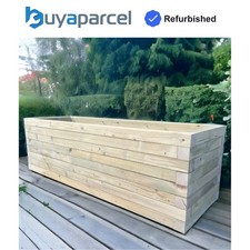 Bespoke Outdoor Somerset Timber Wooden Planter - 60x60x40cm