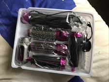 5-1 Hair Dryer Straight Curly Non-Damaging with Negative Ions