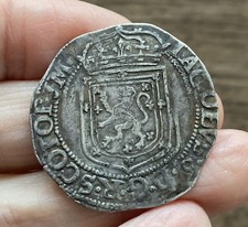 SCOTLAND JAMES VI (1567-1625) SILVER THISTLE MERK, 1602.