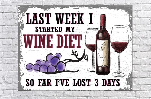 Wine diet retro metal - retro, man