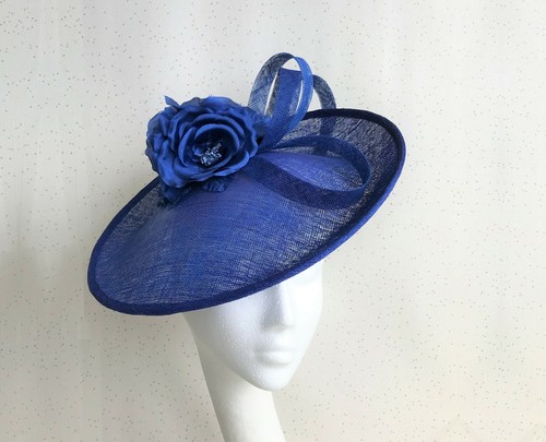 Royal blue wedding - royal, hat