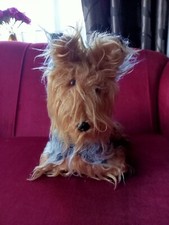 Vintage Yorkshire Terrier Toy  12x 13 Inches