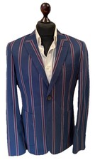 Men’s striped blazer sports