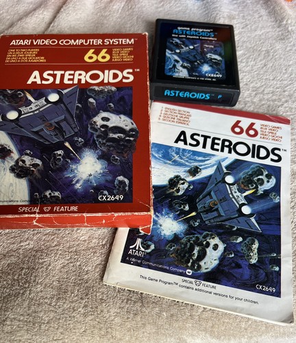 Atari asteroids video - , 'asteroids'