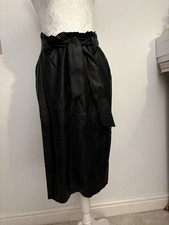 Zara Belted Leather like Skirt