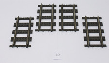 Lego 2865c01 Train, Track 9V Straight x4 pieces (L10)