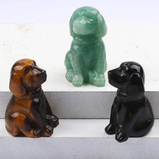 Crystal Dog Figurines –