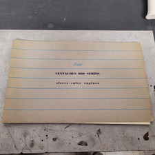 Rare Bristol Centaurus 660 Sleeve Valve engine data and build detail manual.