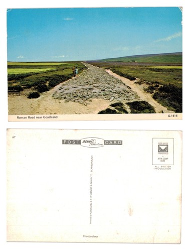 Postcard roman road near - -,