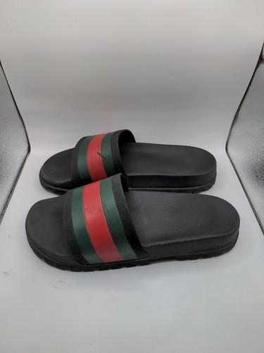 Pre owned gucci men slide - pre-owned,