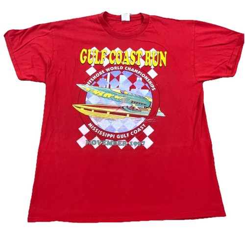 Vintage speed boat shirt - boat, men