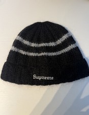 Supreme Brushed Striped Beanie