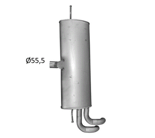 Exhaust silencer end pipe - exhaust,