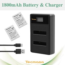 2X Battery 1.8Ah For Nikon