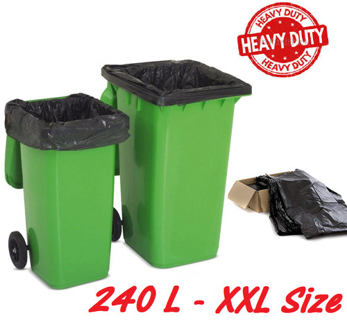 Black wheelie bin liners - wheelie,
