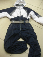 Vintage retro SKI SUIT ladies 12 mens 38 MED 80s 90s festival CAPTAIN COOK