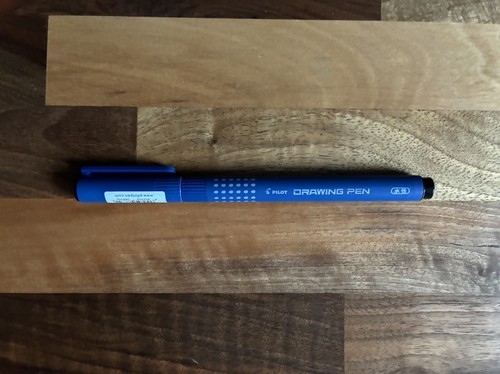 Pilot drawing pen liner - drawing,