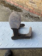 Old Cast Iron Three-Footed Cobblers Shoemaker Anvil Tool Shoe Shine Repair Stand