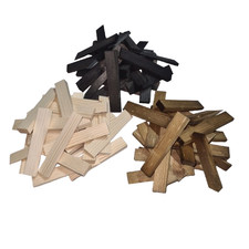 24 Wooden wedges 3 different color 2 Small sizes for stop rattle fence panel