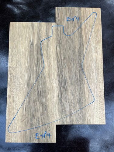 Black limba korina 2 piece - korina, 2-piece