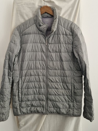 Uniqlo grey down - grey, quilted