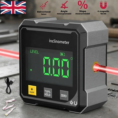 Magnetic digital angle gauge - magnetic,