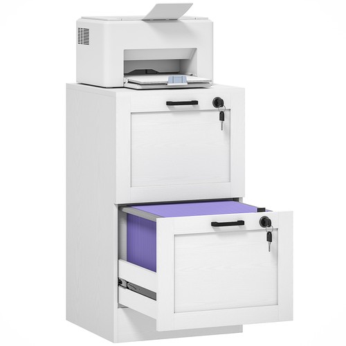 Homcom drawer file cabinet - file,