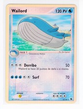 ~ESP~ SPANISH Wailord 14 REVERSE HOLO EX Ruby & Sapphire Pokemon Card (LB3)