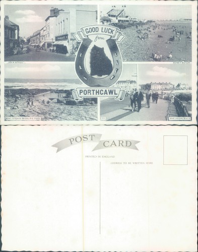 Porthcawl town and beach