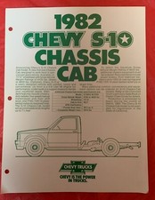 1982 Chevrolet "CHASSIS CAB" -