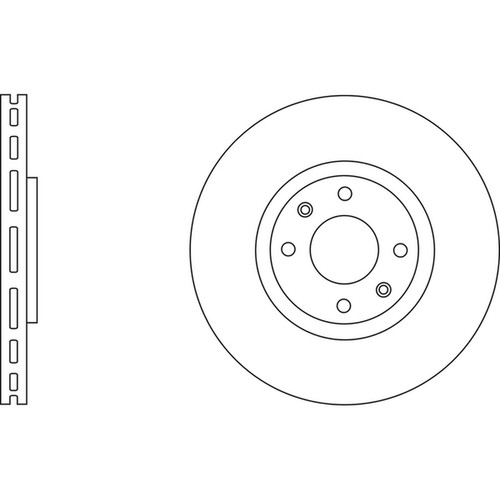 Brake discs vented for - 2x,