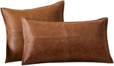 Genuine Real Leather Pillow