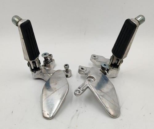 Pair front footrest support - footrest,