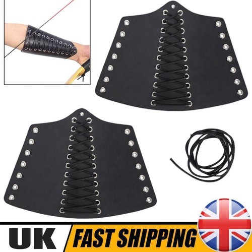 Armband leather punk wide - 2x,