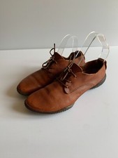Trippen lace up shoes UK 7 EU 40 VGC brown leather modern flat classic