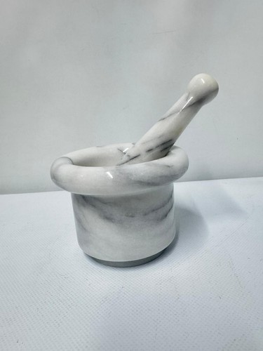 Natural white marble - natural, mortar