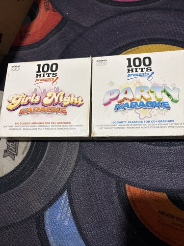 100 hits cdg discs - discs, 10